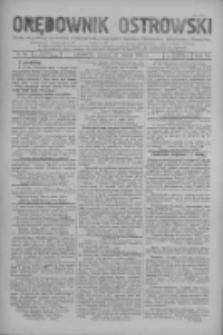 Orędownik Ostrowski: pismo na miasto i powiaty Ostrowski i Odolanowski oraz miast Ostrowa, Odolanowa, Sulmierzyc i Raszkowa 1930.03.11 R.79 Nr20
