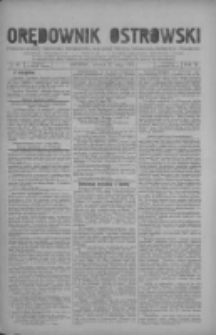 Orędownik Ostrowski: pismo na miasto i powiaty Ostrowski i Odolanowski oraz miast Ostrowa, Odolanowa, Sulmierzyc i Raszkowa 1930.05.27 R.79 Nr42
