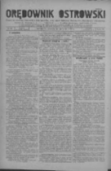 Orędownik Ostrowski: pismo na miasto i powiaty Ostrowski i Odolanowski oraz miast Ostrowa, Odolanowa, Sulmierzyc i Raszkowa 1930.08.19 R.79 Nr66