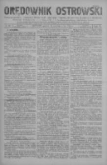Orędownik Ostrowski: pismo na miasto i powiaty Ostrowski i Odolanowski oraz miast Ostrowa, Odolanowa, Sulmierzyc i Raszkowa 1930.10.24 R.79 Nr85