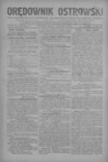 Orędownik Ostrowski: pismo na miasto i powiaty Ostrowski i Odolanowski oraz miast Ostrowa, Odolanowa, Sulmierzyc i Raszkowa 1930.11.07 R.79 Nr89