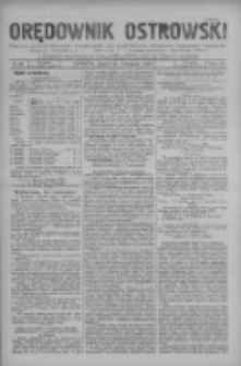 Orędownik Ostrowski: pismo na miasto i powiaty Ostrowski i Odolanowski oraz miast Ostrowa, Odolanowa, Sulmierzyc i Raszkowa 1930.11.21 R.79 Nr93