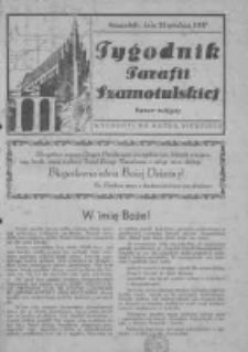 Tygodnik Parafii Szamotulskiej. 1937 Numer Wstępny