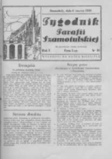 Tygodnik Parafii Szamotulskiej. 1938 R.1 Nr10