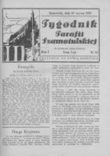 Tygodnik Parafii Szamotulskiej. 1938 R.1 Nr12