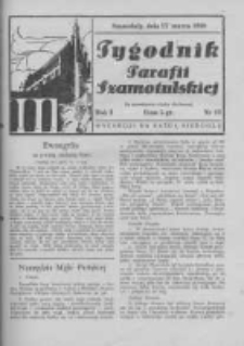 Tygodnik Parafii Szamotulskiej. 1938 R.1 Nr13