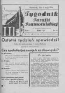 Tygodnik Parafii Szamotulskiej. 1938 R.1 Nr19