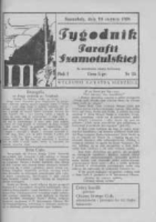 Tygodnik Parafii Szamotulskiej. 1938 R.1 Nr25