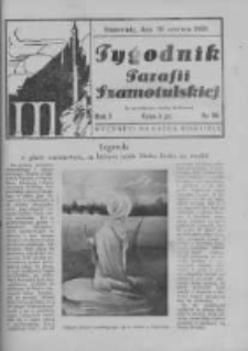 Tygodnik Parafii Szamotulskiej. 1938 R.1 Nr26