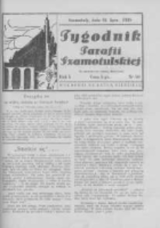 Tygodnik Parafii Szamotulskiej. 1938 R.1 Nr30