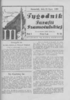 Tygodnik Parafii Szamotulskiej. 1938 R.1 Nr31