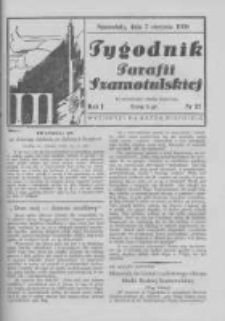 Tygodnik Parafii Szamotulskiej. 1938 R.1 Nr32