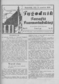 Tygodnik Parafii Szamotulskiej. 1938 R.1 Nr37