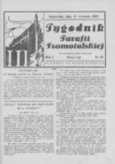 Tygodnik Parafii Szamotulskiej. 1938 R.1 Nr38