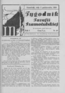 Tygodnik Parafii Szamotulskiej. 1938 R.1 Nr40