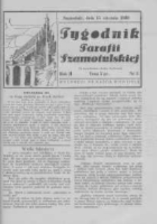 Tygodnik Parafii Szamotulskiej. 1939 R.2 Nr3