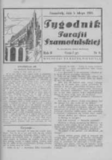 Tygodnik Parafii Szamotulskiej. 1939 R.2 Nr6