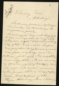 List Baranowskiej Anny