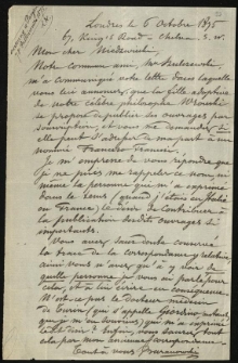 Listy Baranowskiego Jana Józefa rok 1875