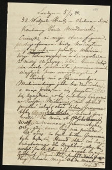 Listy Baranowskiego Jana Józefa rok 1880