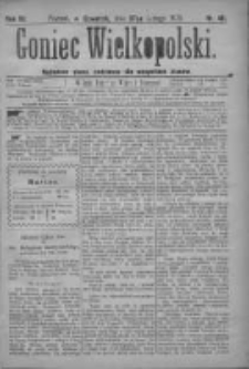 Goniec Wielkopolski: najtańsze pismo codzienne dla wszystkich stanów 1879.02.27 R.3 Nr48