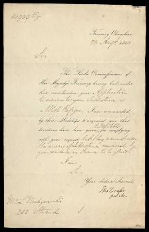 Odmowa zasiłku Niedźwieckiemu przez Izbę Skarbową Angielską