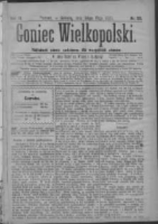 Goniec Wielkopolski: najtańsze pismo codzienne dla wszystkich stanów 1879.05.24 R.3 Nr118