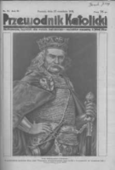 Przewodnik Katolicki. 1931 R.37 nr39