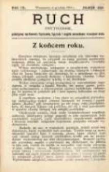 Ruch: dwutygodnik poświęcony sprawom wychowania fizycznego, hygieny i w ogóle normalnego rozwoju ciała 1914.12 R.9 No.22/24=208/210