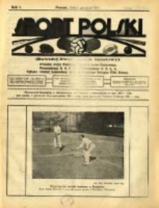 Sport Polski: (dawniej Dwutygodnik Sportowy): oficjalny organ Polskiego Związku Lawn-Tenisowego, Poznańskiego Z. O. P. N. i Poznańskiego O. Z. L. A.: ogłasza również komunikaty oficjalne Polskiego Związku Piłki Nożnej 1921.12.09 R.1 Z.11=22