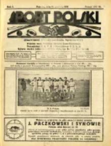 Sport Polski: (dawniej Dwutygodnik Sportowy): oficjalny organ Polskiego Związku Lawn-Tenisowego, Poznańskiego Z. O. P. N. i Poznańskiego O. Z. L. A.: ogłasza również komunikaty oficjalne Polskiego Związku Piłki Nożnej 1921.12.16 R.1 Z.12=23