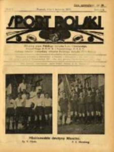 Sport Polski: oficjalny organ Polskiego Związku Lawn-Tenisowego, Poznańskiego Z. O. P. N. i Poznańskiego O. Z. L. A.: ogłasza również komunikaty oficjalne Polskiego Związku Piłki Nożnej 1922.04.08 R.2 Z.5