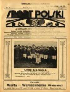 SSport Polski: oficjalny organ Polskiego Związku Lawn-Tenisowego, Poznańskiego Z. O. P. N. i Poznańskiego O. Z. L. A.: ogłasza również komunikaty oficjalne Polskiego Związku Piłki Nożnej 1922.06.10 R.2 Z.14