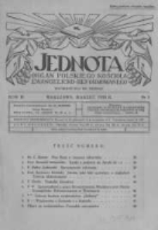 Jednota Organ Polskiego Kościoła Ewangelicko-Reformowanego. 1928 R.3 nr3