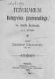 Itinerarium Bożogrobca gnieźnieńskiego, ks. Jakóba Lanhausa, z r. 1768
