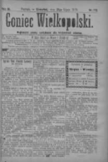 Goniec Wielkopolski: najtańsze pismo codzienne dla wszystkich stanów 1879.07.31 R.3 Nr173