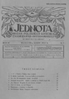 Jednota Organ Polskiego Kościoła Ewangelicko-Reformowanego. 1929 R.4 nr3