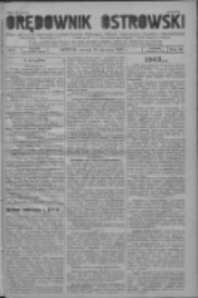 Orędownik Ostrowski: pismo na powiat ostrowski i miasto Ostrów, Odolanów, Mikstat, Sulmierzyce, Raszków i Skalmierzyce 1937.01.19 R.86 Nr6