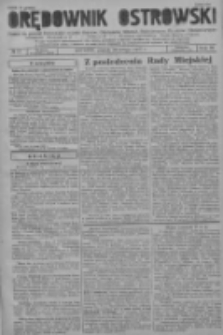 Orędownik Ostrowski: pismo na powiat ostrowski i miasto Ostrów, Odolanów, Mikstat, Sulmierzyce, Raszków i Skalmierzyce 1937.02.26 R.86 Nr17