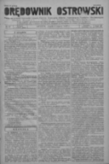 Orędownik Ostrowski: pismo na powiat ostrowski i miasto Ostrów, Odolanów, Mikstat, Sulmierzyce, Raszków i Skalmierzyce 1937.03.05 R.86 Nr19