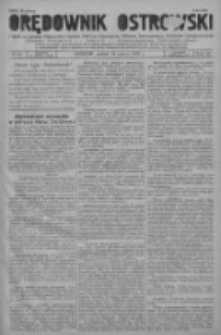 Orędownik Ostrowski: pismo na powiat ostrowski i miasto Ostrów, Odolanów, Mikstat, Sulmierzyce, Raszków i Skalmierzyce 1937.03.19 R.86 Nr23
