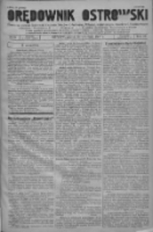 Orędownik Ostrowski: pismo na powiat ostrowski i miasto Ostrów, Odolanów, Mikstat, Sulmierzyce, Raszków i Skalmierzyce 1937.04.23 R.86 Nr33
