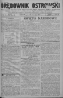 GazOrędownik Ostrowski: pismo na powiat ostrowski i miasto Ostrów, Odolanów, Mikstat, Sulmierzyce, Raszków i Skalmierzyce 1937.04.30 R.86 Nr35