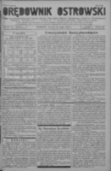 Orędownik Ostrowski: pismo na powiat ostrowski i miasto Ostrów, Odolanów, Mikstat, Sulmierzyce, Raszków i Skalmierzyce 1937.05.18 R.86 Nr40