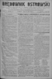 Orędownik Ostrowski: pismo na powiat ostrowski i miasto Ostrów, Odolanów, Mikstat, Sulmierzyce, Raszków i Skalmierzyce 1937.05.28 R.86 Nr43