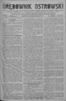 Orędownik Ostrowski: pismo na powiat ostrowski i miasto Ostrów, Odolanów, Mikstat, Sulmierzyce, Raszków i Skalmierzyce 1937.07.13 R.86 Nr56