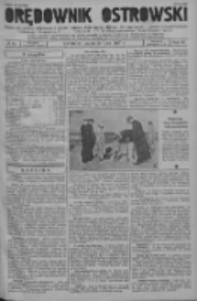 Orędownik Ostrowski: pismo na powiat ostrowski i miasto Ostrów, Odolanów, Mikstat, Sulmierzyce, Raszków i Skalmierzyce 1937.07.30 R.86 Nr61