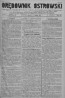 Orędownik Ostrowski: pismo na powiat ostrowski i miasto Ostrów, Odolanów, Mikstat, Sulmierzyce, Raszków i Skalmierzyce 1937.08.03 R.86 Nr62