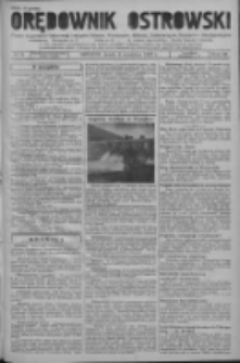 GOrędownik Ostrowski: pismo na powiat ostrowski i miasto Ostrów, Odolanów, Mikstat, Sulmierzyce, Raszków i Skalmierzyce 1937.09.08 R.86 Nr74