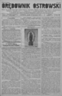 Orędownik Ostrowski: pismo na powiat ostrowski i miasto Ostrów, Odolanów, Mikstat, Sulmierzyce, Raszków i Skalmierzyce 1937.09.10 R.86 Nr75